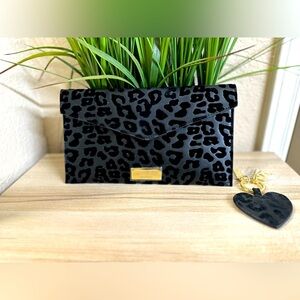 Jimmy Choo envelope clutch & keychain